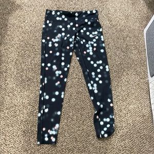 Nike polkadot, black, joggers/leggings